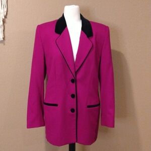 Vintage Casual Corner Wool Blazer